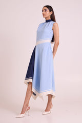 Raasa - Blue Tango Long Dress - Dress - Mizyana