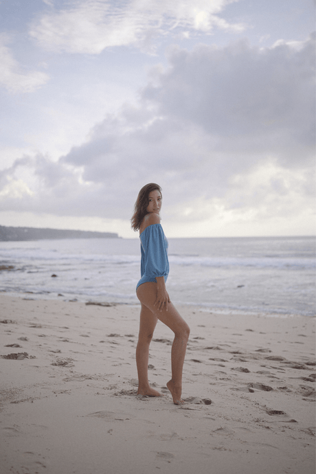 Rachelle one piece swimsuit - Parisian Blue (Final Sale) - Swimsuit - Mizyana
