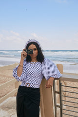 Rachelle swim set with Lia skirt - Polka dots - Swim Set - Mizyana