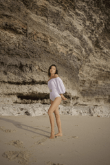 Rachelle swim set with real wrap skirt - White (Final Sale) - Swim Set - Mizyana