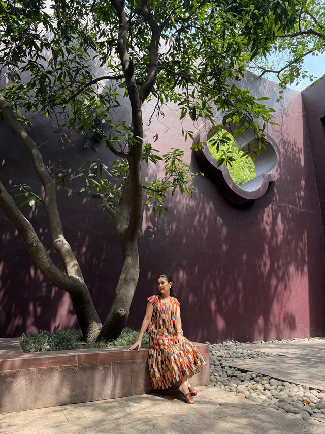 Raya Dress in Camino print - Dress - Mizyana