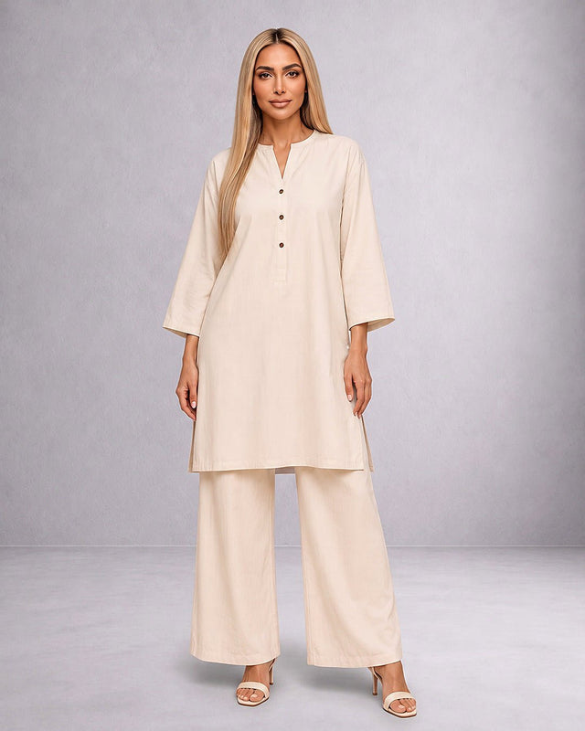RE Cotton Pants - Trousers - Mizyana