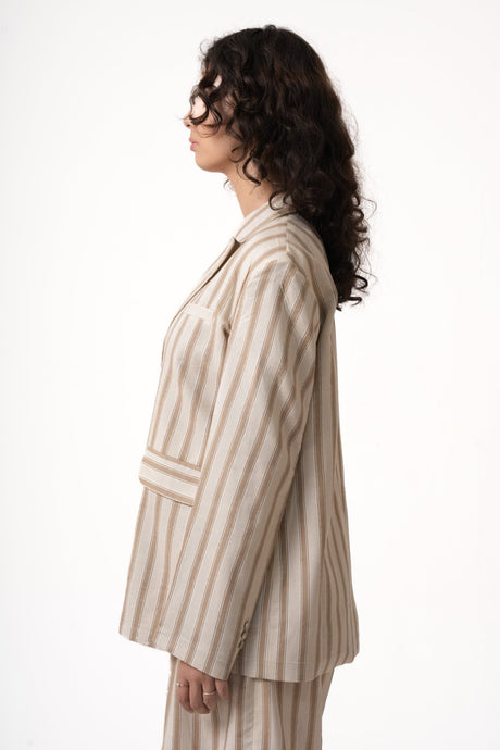 Rekh Double-Buttoned Blazer - Blazer - Mizyana