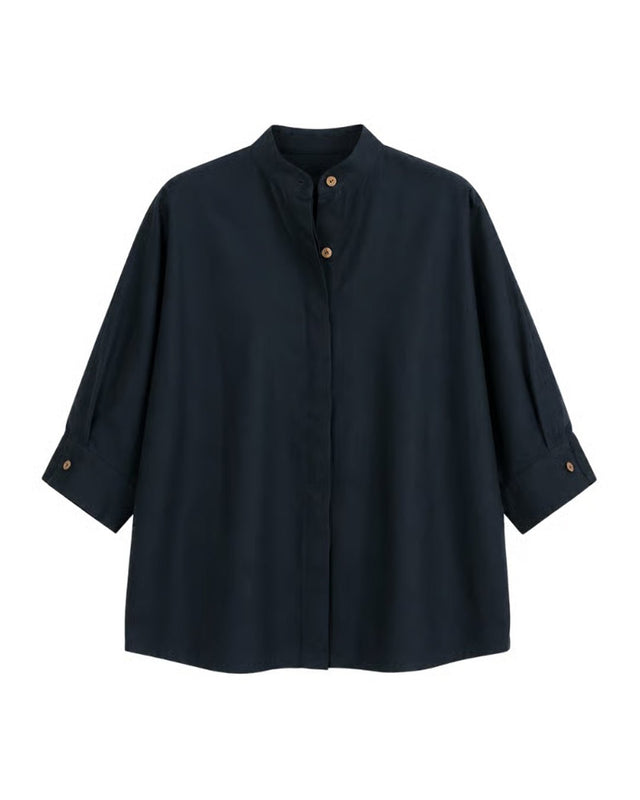 Ret Oversized Cotton Shirt - Shirt - Mizyana
