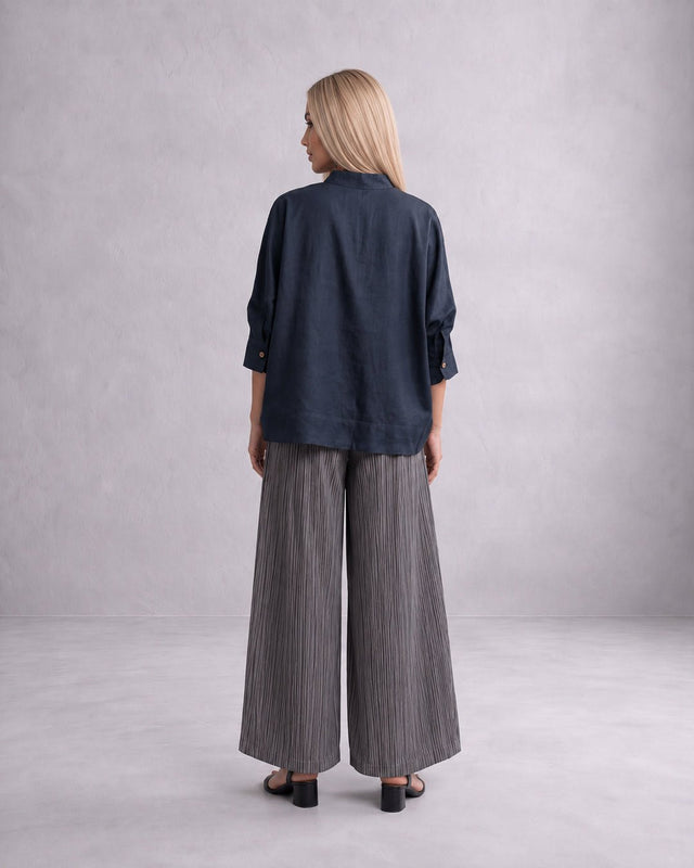 Ret Oversized Cotton Shirt - Shirt - Mizyana