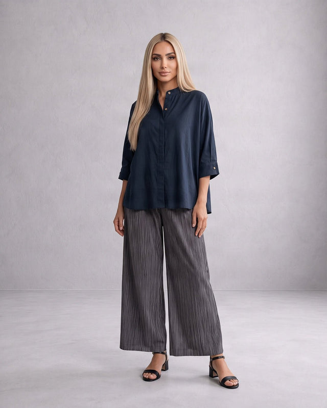 Ret Oversized Cotton Shirt - Shirt - Mizyana