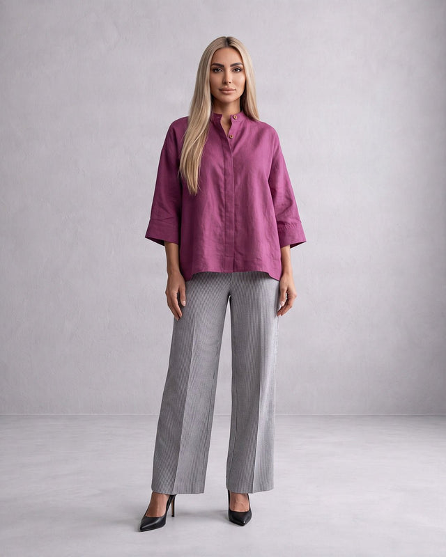 Ret Oversized Cotton Shirt - Shirt - Mizyana
