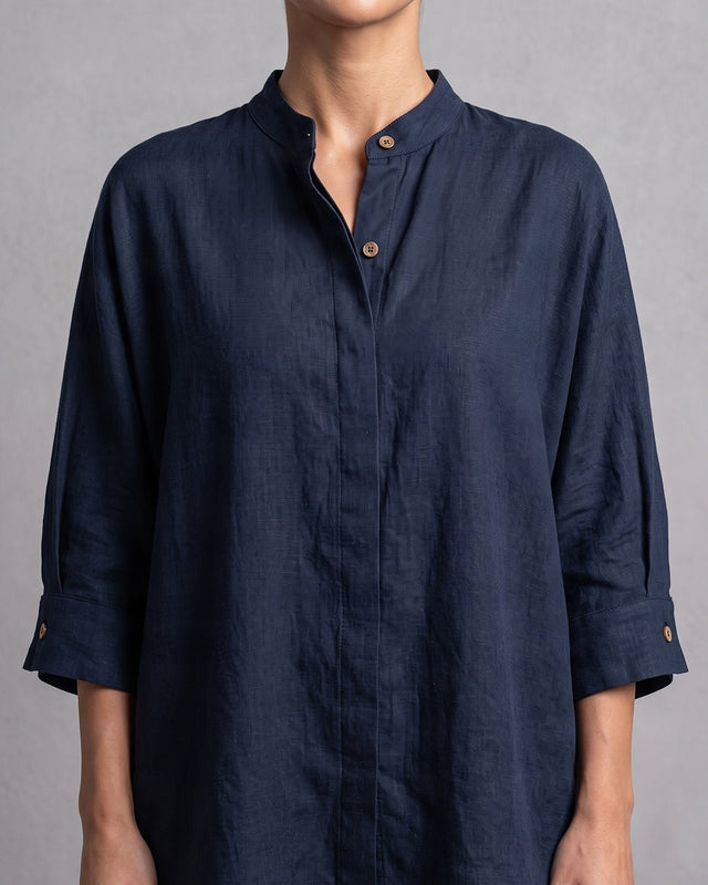 Ret Oversized Cotton Shirt - Shirt - Mizyana