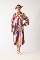 Revolt Bric Wrap Appliqu√© Dress - Dress - Mizyana
