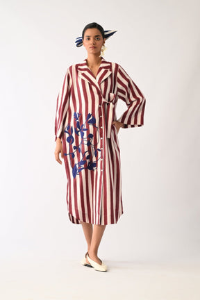 Revolt Bric Wrap Appliqu√© Dress - Dress - Mizyana