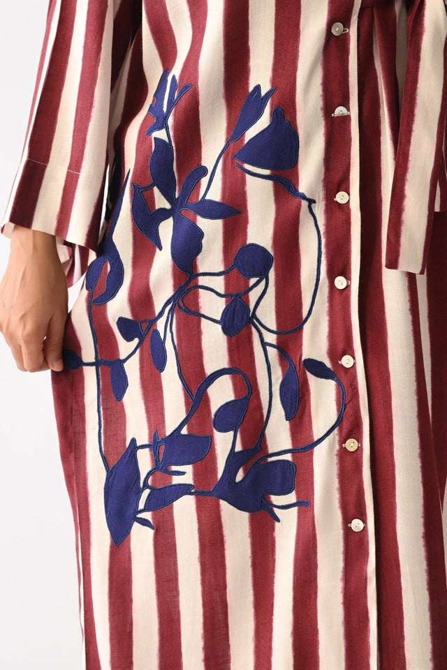 Revolt Bric Wrap Appliqu√© Dress - Dress - Mizyana