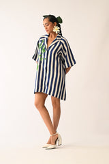 Revolt RB Trench Aline Short Appliqu√© Dress - Dress - Mizyana