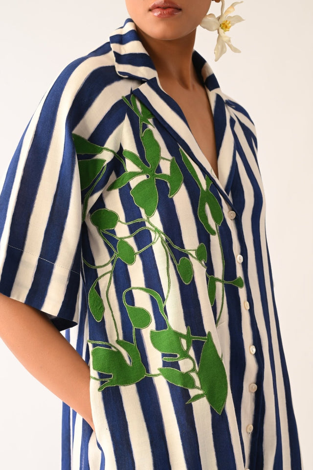 Revolt RB Trench Aline Short Appliqu√© Dress - Dress - Mizyana