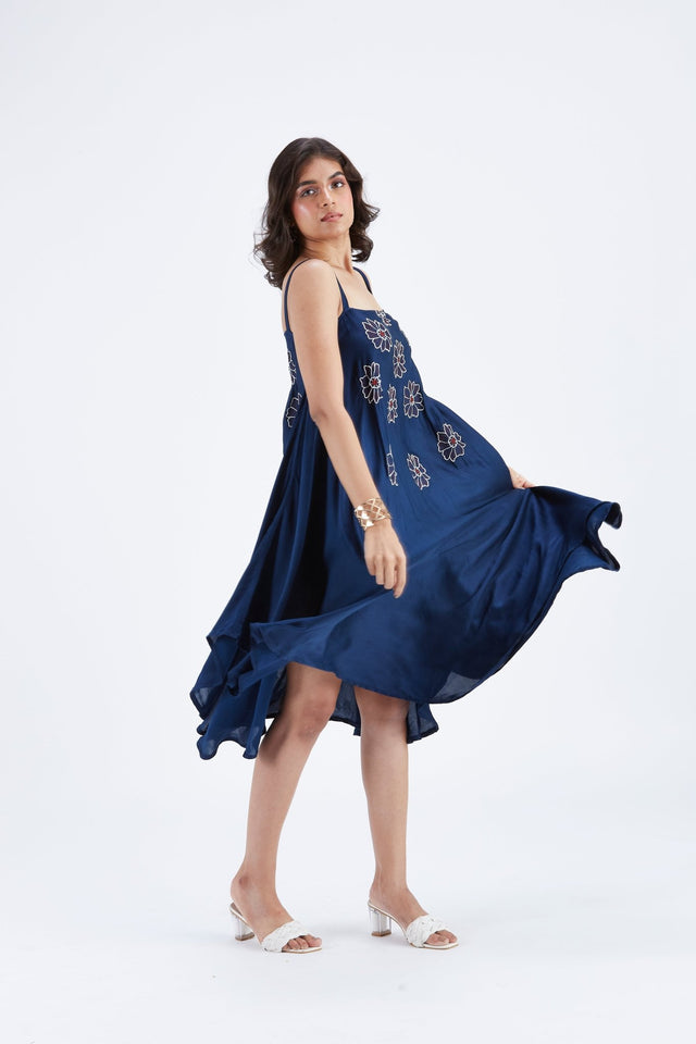 Reya Indigo dress - Dress - Mizyana