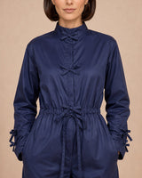 Ribbon Detail Modest Swim Jumpsuit - Swimsuit - Mizyana