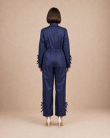 Ribbon Detail Modest Swim Jumpsuit - Swimsuit - Mizyana