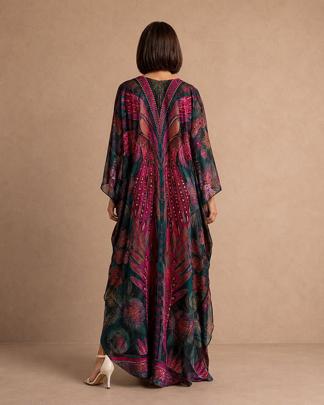 Risha Printed Kaftan - Kaftan - Mizyana