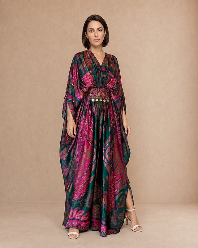 Risha Printed Kaftan - Kaftan - Mizyana