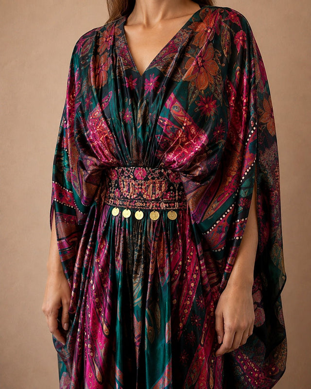 Risha Printed Kaftan - Kaftan - Mizyana