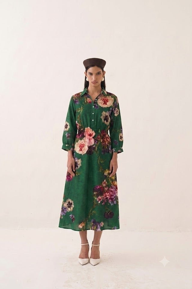 Rosarium Poem Dress - Dress - Mizyana