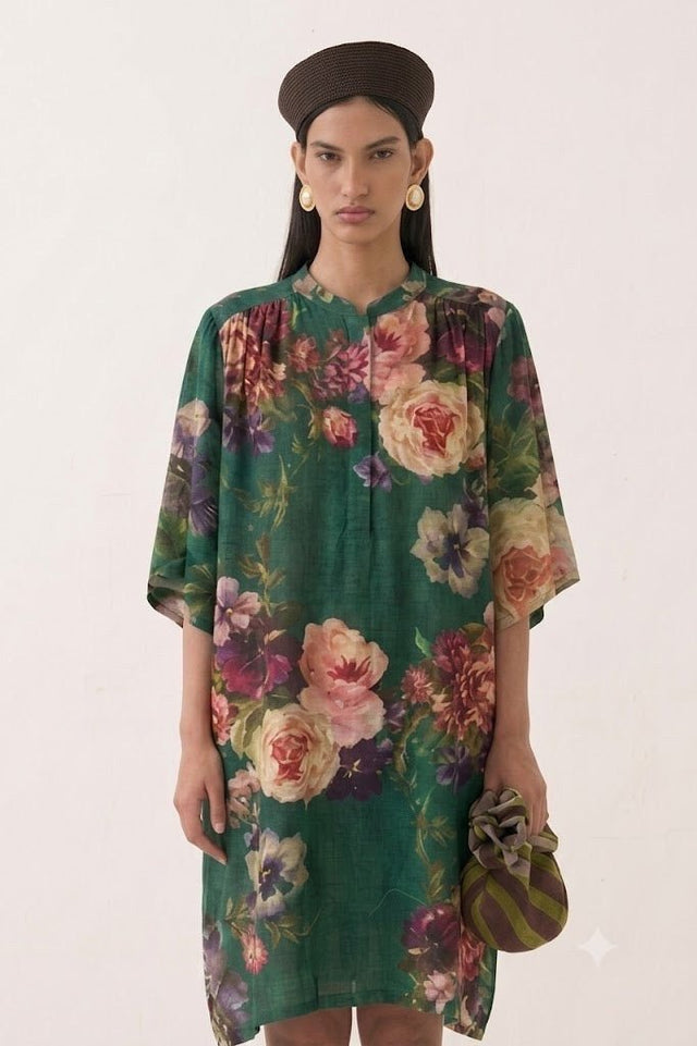 Rosarium Short Beach Dress - Dress - Mizyana