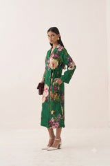 Rosarium Tie knot Trench Dress - Dress - Mizyana