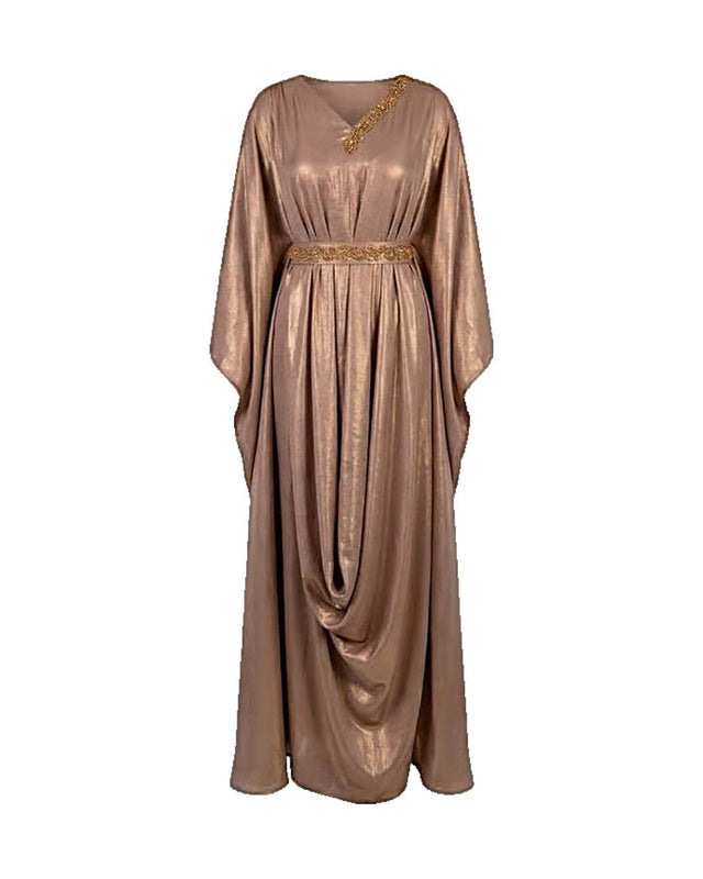 Rose Drama Drape Kaftan - Kaftan - Mizyana