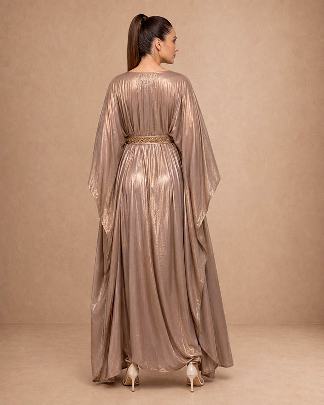 Rose Drama Drape Kaftan - Kaftan - Mizyana