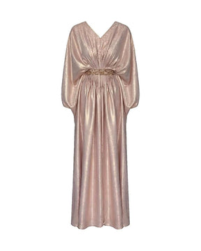 Rose Luxe Embellished Belt Kaftan - Kaftan - Mizyana