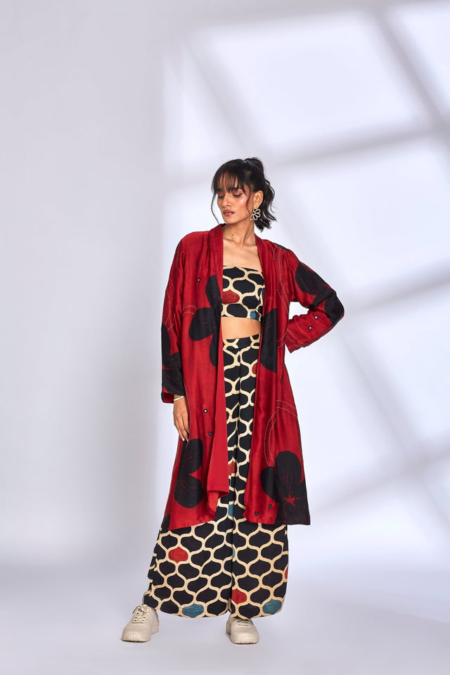 Rosetta Co-ord Set with Jacket - Co-ord Set - Mizyana