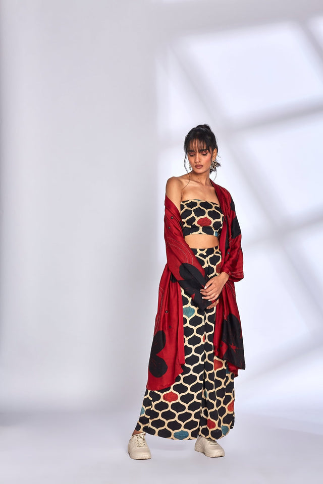 Rosetta Co-ord Set with Jacket - Co-ord Set - Mizyana