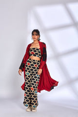 Rosetta Co-ord Set with Jacket - Co-ord Set - Mizyana