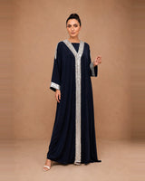 Royal Sequin Embellished Neckline Jalabiya - Jalabiya - Mizyana