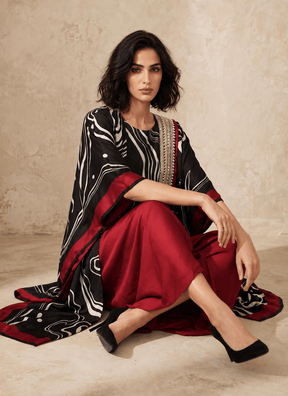 Ruby Cape set - Two-Piece Set - Mizyana