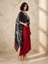 Ruby Drape skirt - Two-Piece Set - Mizyana