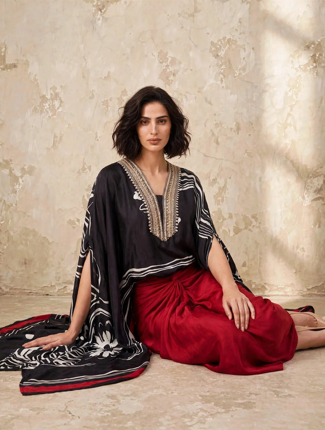 Ruby Drape skirt - Two-Piece Set - Mizyana