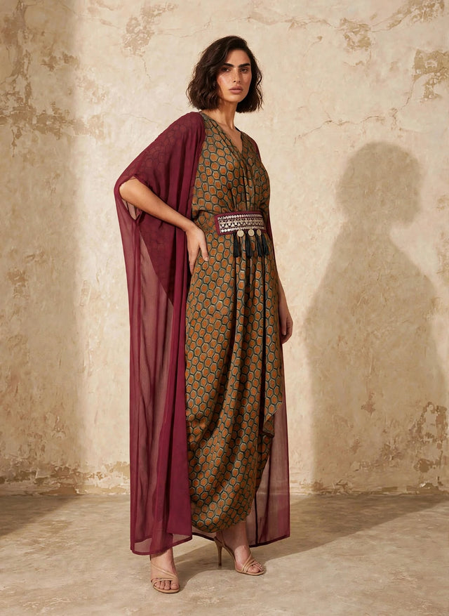 Sanabil cape Kaftan - Kaftan - Mizyana