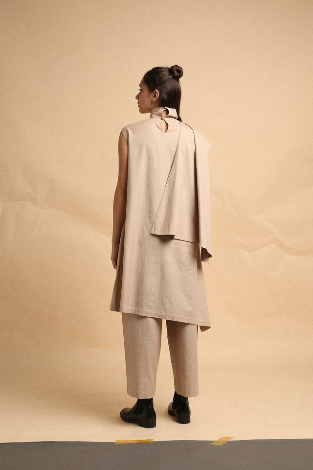 Sand Toga Co-Ord Set (2 PCS) - Co-ord Set - Mizyana