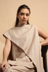 Sand Toga Co-Ord Set (2 PCS) - Co-ord Set - Mizyana