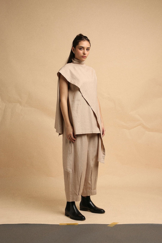 Sand Toga Co-Ord Set (2 PCS) - Co-ord Set - Mizyana