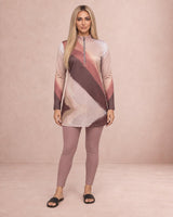 Sandy Waves Long Sleeve Swimming Rash Guard Top - Rash Guard - Mizyana