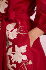 Sarla - Apple Hem Midi Dress - Dress - Mizyana