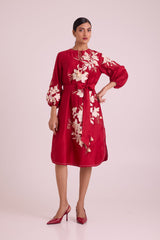 Sarla - Apple Hem Midi Dress - Dress - Mizyana