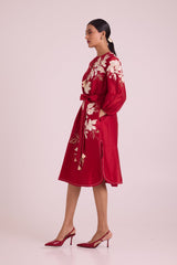 Sarla - Apple Hem Midi Dress - Dress - Mizyana