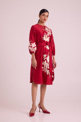 Sarla - Apple Hem Midi Dress - Dress - Mizyana