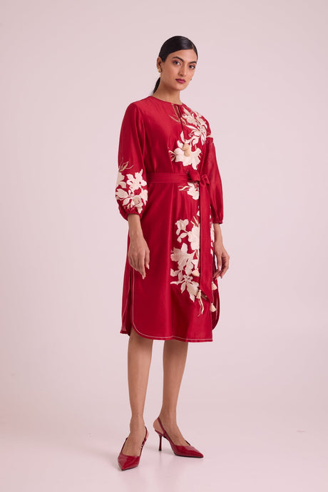 Sarla - Apple Hem Midi Dress - Dress - Mizyana