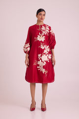 Sarla - Apple Hem Midi Dress - Dress - Mizyana