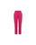 SE Cotton Pants by MATI in fuchsia with flat front waist and slim tapered legs, flat front view