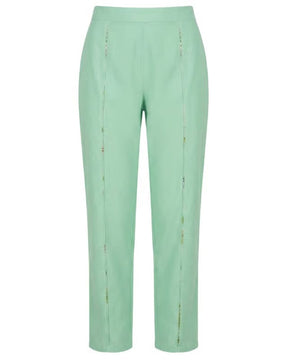 Seaglass Linen Straight Pants - Trousers - Mizyana