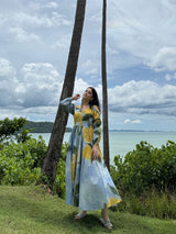 Selene Dress in Limoncello Print - Dress - Mizyana